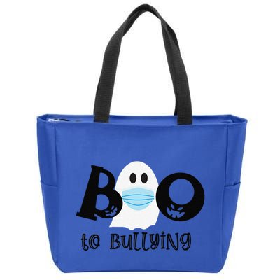 Unity Day Orange Be Kind And Boo To Bullying Halloween Zip Tote Bag