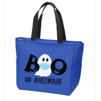 Unity Day Orange Be Kind And Boo To Bullying Halloween Zip Tote Bag