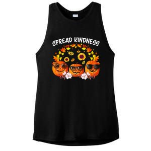 Unity Day Orange Spread Kindness Anti Bullying Pumpkin Ladies PosiCharge Tri-Blend Wicking Tank