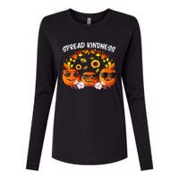 Unity Day Orange Spread Kindness Anti Bullying Pumpkin Womens Cotton Relaxed Long Sleeve T-Shirt