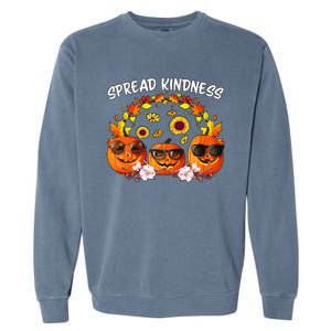 Unity Day Orange Spread Kindness Anti Bullying Pumpkin Garment-Dyed Sweatshirt