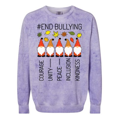 Unity Day Orange Anti Bullying Prevention No Bullying Colorblast Crewneck Sweatshirt