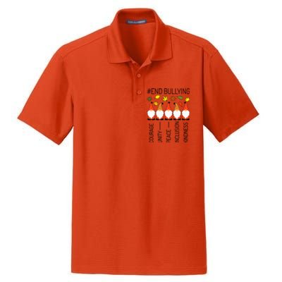 Unity Day Orange Anti Bullying Prevention No Bullying Dry Zone Grid Polo