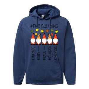 Unity Day Orange Anti Bullying Prevention No Bullying Performance Fleece Hoodie