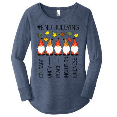 Unity Day Orange Anti Bullying Prevention No Bullying Women's Perfect Tri Tunic Long Sleeve Shirt