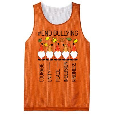 Unity Day Orange Anti Bullying Prevention No Bullying Mesh Reversible Basketball Jersey Tank