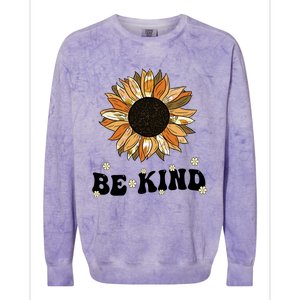 Unity Day Orange Be Kind Anti Bullying Cute Sunflower Gift Colorblast Crewneck Sweatshirt