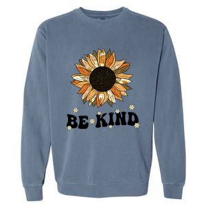 Unity Day Orange Be Kind Anti Bullying Cute Sunflower Gift Garment-Dyed Sweatshirt