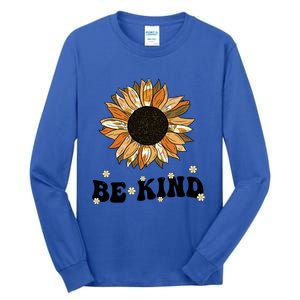 Unity Day Orange Be Kind Anti Bullying Cute Sunflower Gift Tall Long Sleeve T-Shirt