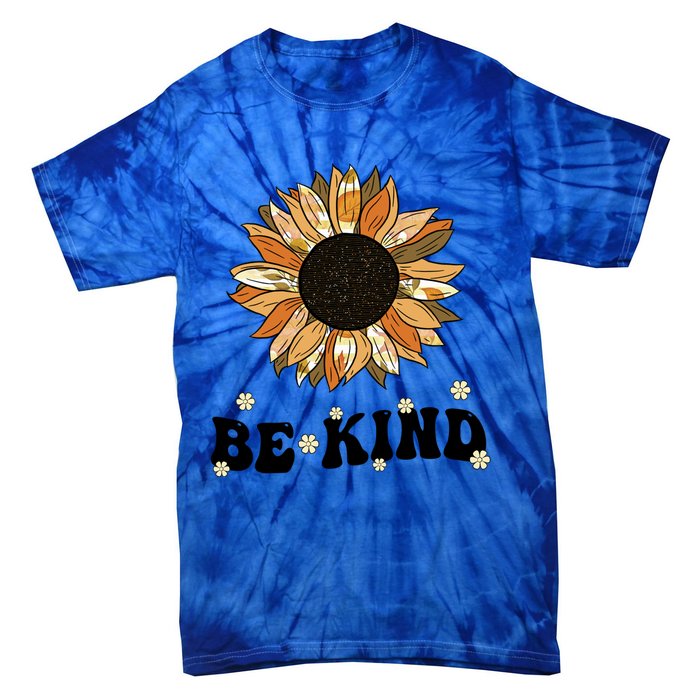 Unity Day Orange Be Kind Anti Bullying Cute Sunflower Gift Tie-Dye T-Shirt