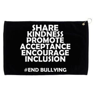 Unity Day Orange Share Kindness Anti Bullying Grommeted Golf Towel