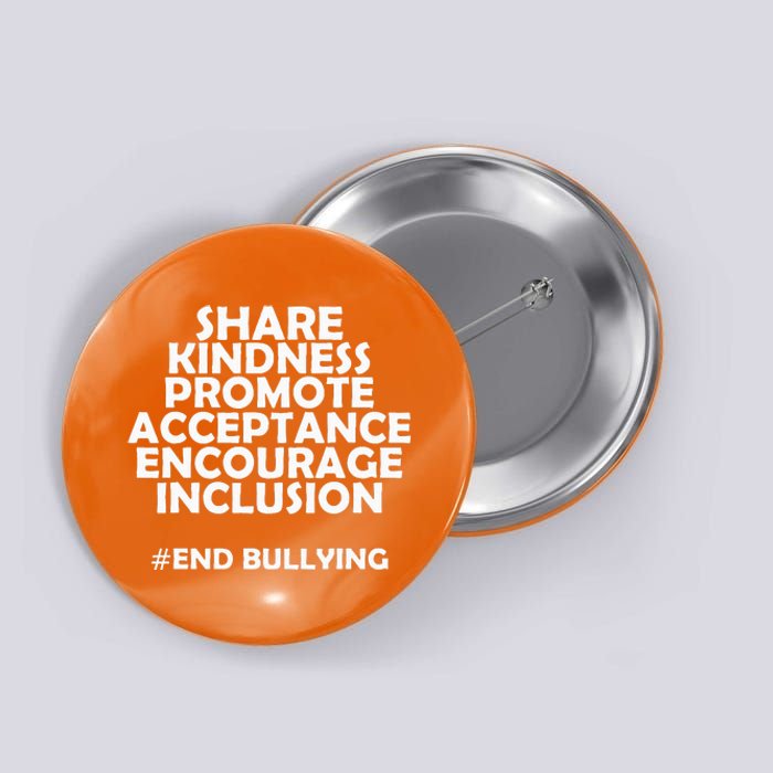 Unity Day Orange Share Kindness Anti Bullying Button