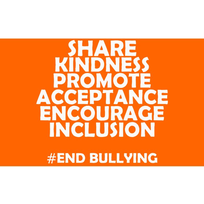 Unity Day Orange Share Kindness Anti Bullying Bumper Sticker