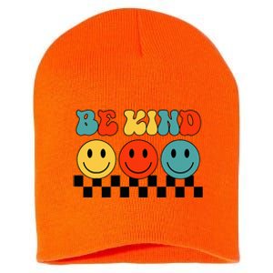 Unity Day Orange Teacher Kindness Antibulliyng Be Kind Short Acrylic Beanie