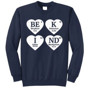 Unity Day Orange Be Kind Chemistry Periodic Table Sweatshirt