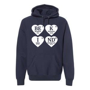 Unity Day Orange Be Kind Chemistry Periodic Table Premium Hoodie