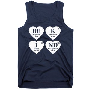 Unity Day Orange Be Kind Chemistry Periodic Table Tank Top