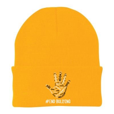 Unity Day Orange 2022 Anti Bullying Love Sign Language Knit Cap Winter Beanie