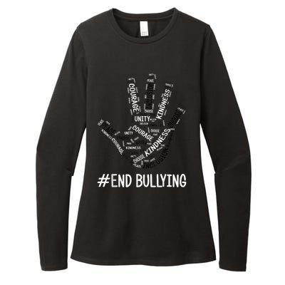 Unity Day Orange 2022 Anti Bullying Love Sign Language Womens CVC Long Sleeve Shirt