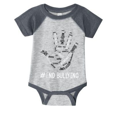 Unity Day Orange 2022 Anti Bullying Love Sign Language Infant Baby Jersey Bodysuit