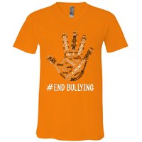 Unity Day Orange 2022 Anti Bullying Love Sign Language V-Neck T-Shirt