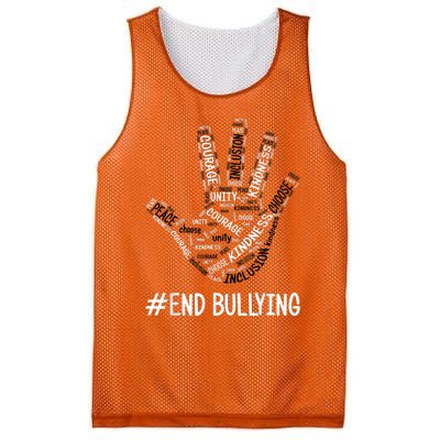 Unity Day Orange 2022 Anti Bullying Love Sign Language Mesh Reversible Basketball Jersey Tank