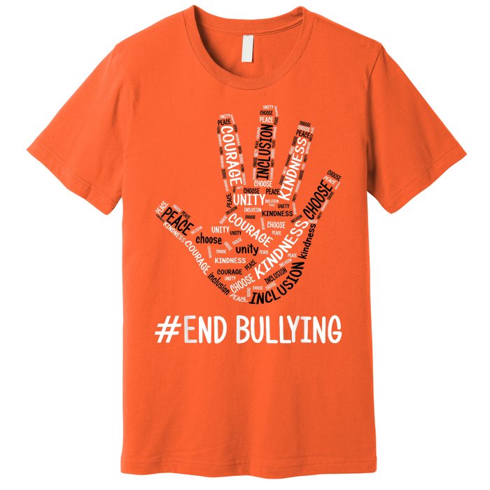 Unity Day Orange 2022 Anti Bullying Love Sign Language Premium T-Shirt