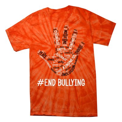 Unity Day Orange 2022 Anti Bullying Love Sign Language Tie-Dye T-Shirt