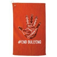 Unity Day Orange 2022 Anti Bullying Love Sign Language Platinum Collection Golf Towel