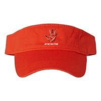 Unity Day Orange 2022 Anti Bullying Love Sign Language Valucap Bio-Washed Visor