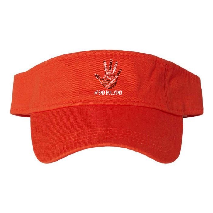 Unity Day Orange 2022 Anti Bullying Love Sign Language Valucap Bio-Washed Visor