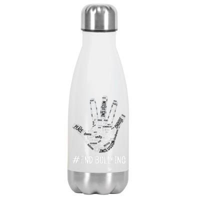 Unity Day Orange 2022 Anti Bullying Love Sign Language Stainless Steel Insulated Water Bottle