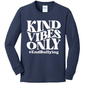 Unity Day Orange Anti Bullying Love Kindness Courage Kids Long Sleeve Shirt