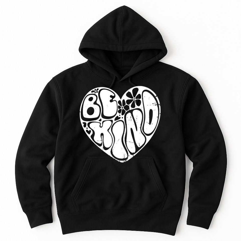 Unity Day Orange Heart Be Kind Anti Bullying Hoodie