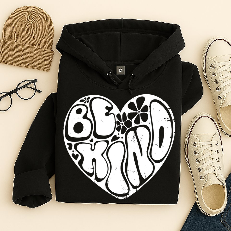 Unity Day Orange Heart Be Kind Anti Bullying Hoodie