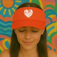 Unity Day Orange Heart Be Kind Anti Bullying Visor