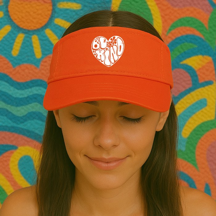 Unity Day Orange Heart Be Kind Anti Bullying Visor