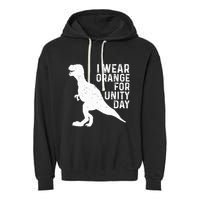 Unity Day Orange Unity Day Dinosaur Garment-Dyed Fleece Hoodie