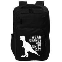 Unity Day Orange Unity Day Dinosaur Impact Tech Backpack