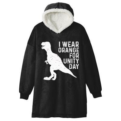 Unity Day Orange Unity Day Dinosaur Hooded Wearable Blanket