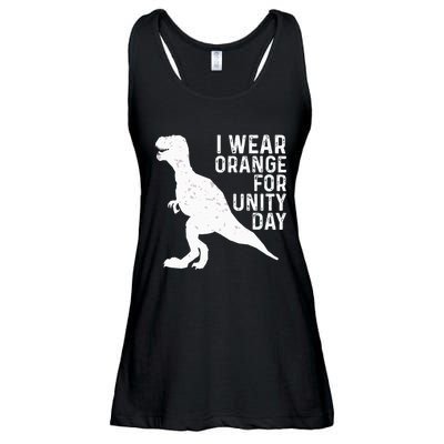 Unity Day Orange Unity Day Dinosaur Ladies Essential Flowy Tank