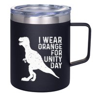 Unity Day Orange Unity Day Dinosaur 12oz Stainless Steel Coffee Mug