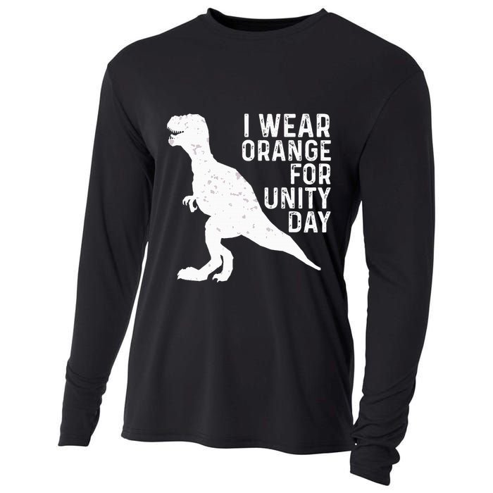 Unity Day Orange Unity Day Dinosaur Cooling Performance Long Sleeve Crew