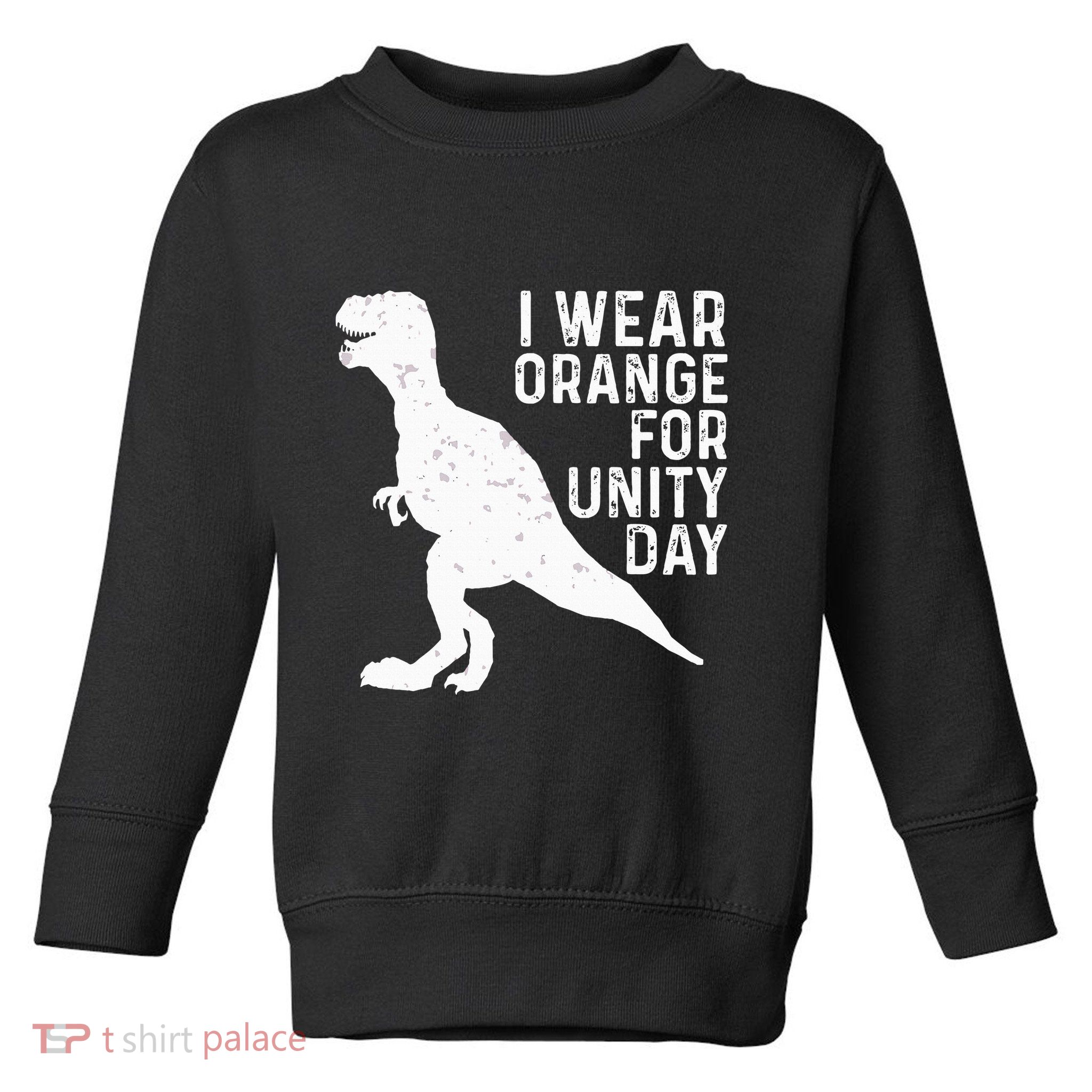 Unity Day Orange Unity Day Dinosaur Toddler Sweatshirt