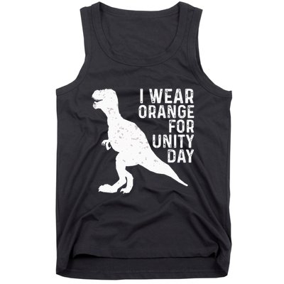 Unity Day Orange Unity Day Dinosaur Tank Top