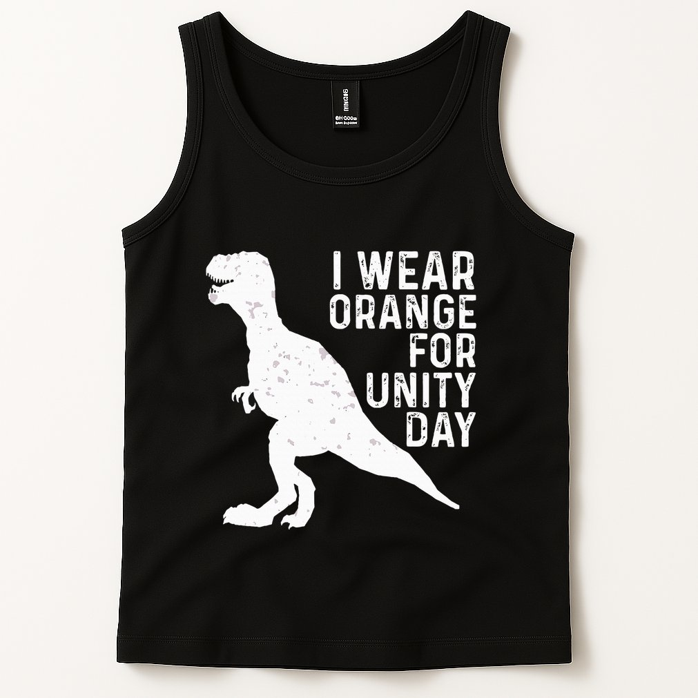 Unity Day Orange Unity Day Dinosaur Tank Top