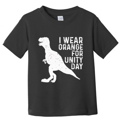 Unity Day Orange Unity Day Dinosaur Toddler T-Shirt