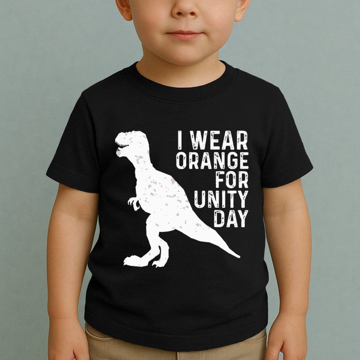 Unity Day Orange Unity Day Dinosaur Toddler T-Shirt