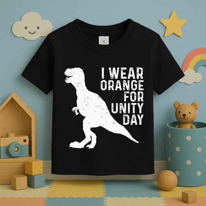 Unity Day Orange Unity Day Dinosaur Toddler T-Shirt