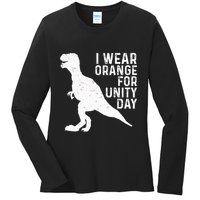 Unity Day Orange Unity Day Dinosaur Ladies Long Sleeve Shirt